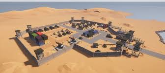 Low Poly Military Base 3d Environments Unity Asset Store In 2020 Military Base Low Poly Military