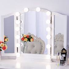Walmart vanity set for girls. Chende Hollywood Style Led Vanity Mirror Lights Kit With Dimmable 14 Light Bulbs Lighting Fixture Strip For Makeup Vanity Table Set In Dressing Room Mirror N Vanity Table Set Dressing Room