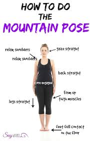 Do The Yoga Mountain Pose Mrsfitness Cool Yoga Poses Mountain Pose Yoga Advanced Yoga