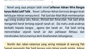 2) pilih latar tempat yang terdapat dalam novel ini. Spot Novel Sinopsis Novel Leftenan Adnan Youtube