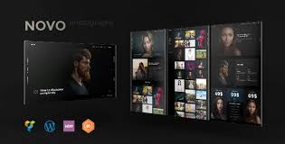Novo Photography Photography Wordpress Themes Templates Photography Themes