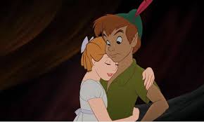 Peter Pan And Wendy A Suprising Hug Peter Pan Disney Peter Pan Wendy Peter Pan
