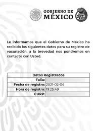 Sitio de secretaría de salud. Lopez Obrador Esta Registrado Para Recibir La Vacuna Contra Covid 19 Infobae