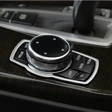 Multimedia Buttons Cover Chrome Trim Car Styling For Bmw E46 E52 E53 E60 E90 E91 E92 E93 F01 F30 F20 F10 F1 Moldings And Trim Bmw Interior Interior Accessories