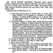 Julia Glidden Akeley (1835-1909)