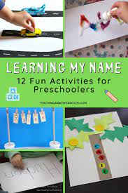 12 Preschool Name Activities