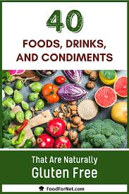 Fortunately, many restaurants offer free food just for signing up for eclubs or downloading apps. 40 Foods Drinks And Condiments That Are Naturally Gluten Free Food For Net