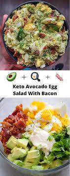 Keto Avocado Egg Salad Keto Recipes Dinner Keto Diet Recipes Recipes