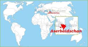 Zur gründung der demokratischen republik aserbaidschan am 28. Aserbaidschan Auf Der Weltkarte Weltkarte Karten Aserbaidschan