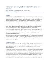 Https Www Who Int Immunization Sage Meetings 2012 November 2 Framework Verifying Elimination Of Measles Rubella 18 10 2012 Pdf Ua 1