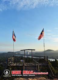 Kkcity is at signal hill observatory tower of kota kinabalu. Bukit Merah Karambunai Sepanggar Sabah Aaz