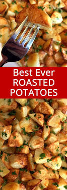 Easy Oven Roasted Potatoes Recipe Best Ever Recipe Roasted Potato Recipes Recipes How To Cook Potatoes