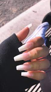 Ombre Glitter Acrylic Nails Coffin Shape Nails Ombre Acrylic Nails Ballerina Nails Designs