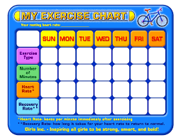 exercise chart fitness gym workouts no equipment workout