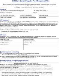 Provides pest control management services. Child Care Center Integrated Pest Management Plan Pdf Free Download