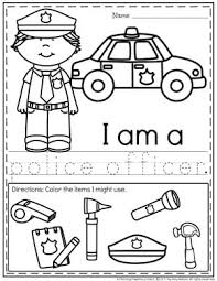 Use these three free printable community helper sets for crafts and various learning activities. Community Helpers Preschool Theme Planning Playtime