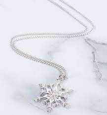 White Gold Plated Frozen Snowflake Necklace From Disney By Couture Kingdom Gifts For Disney Lovers Exquisite Necklace Clothes Gift
