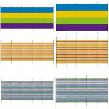 Yello Paravent De Caravane Avec 6 Poles Camping Plage Ecran Solaire Blue Stripe Achat Vente Paravent Cdiscount
