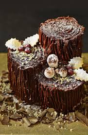 A Magical Twist On The Traditional Yule Log Try Our Collection Tree Trunk Chocolate Yule Log It Is A Choc Christmas Cakes Easy Yule Log Cake Christmas Baking