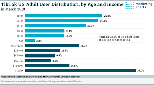 Tiktok Us Adult User Distribution By Age And Income