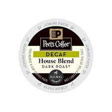 Peet S Coffee And Tea Decaf House Blend K Cup Portion Pack For Keurig K Cup Brewers 22 Count Additional Details At Peets Coffee Blended Coffee Decaf Coffee