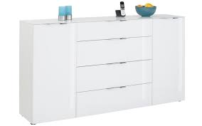 Kommode weiß mit 6 schubladen 120cm klamottenschrank modern schrank klassik matt. Kommode Trend In Weiss Ca 180 Cm Breit Online Bei Hardeck Kaufen