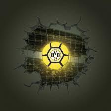 Size of this png preview of this svg file Bvb Borussia Dortmund Led Lampe 3d Wandtattoo Kaufland De