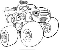 Besides that various names of mechanical objects were also introduced. Blaze And The Monster Machines Coloring Pages