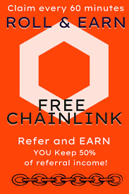 Roll And Earn Some Free Chainlink Min Withdrawal 0 10000000 Link Go Get Some Free Money Earnings Cryptocurrency