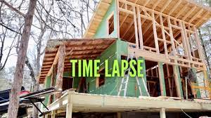 Yulan, new york interior designer scott newkirk designed this 300 square foot cabin as a summer retreat. Timelapse Off Grid Shed Style Cabin Build With Hydro Power Start To Finish Youtube
