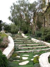 In The Carmel Highlands Backyard Landscaping Designs Garden Design Sloped Garden