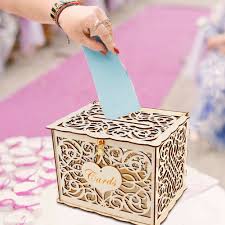 This will smooth imperfections and help the paint adhere. Diy Wedding Gift Card Box Wooden Money Box With Lock Box Kit Wedding Party Decor Home Garden Seedsbazar Wedding