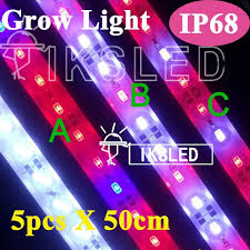 New 5pcs 0 5m Led Bar Rigid Strip Dc12v Grow Light For A Quariumhydroponics Growing Ip68 Waterproof Red An Grow Lights Led Grow Lights Grow Lights For Plants