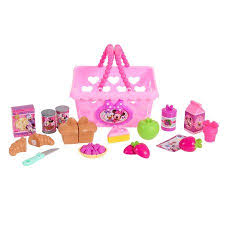 Minnie Bow Tique Bowtastic Shopping Basket Set Ages 3 Walmart Com In 2020 Minnie Mouse Toys Basket Sets Toys For Girls