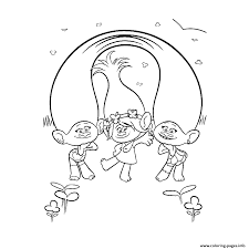 Top 30 trolls movie coloring pages: Trolls For Girls Satin And Chenille Together With Poppy Coloring Pages Printable Coloring Home