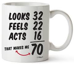 The answer is a unique gift the men in your life might not buy themselves. 70th Birthday Gifts For Women Seventy Years Old Men Gift Mugs Happy Funny 70 Mens Womens