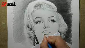 Pencil Drawing : Marilyn Monroe - Paintingtube