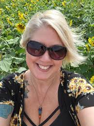 The 1st Saturday of every month is Go Outside And Play Day, so I went and  played with sunflowers.