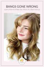 From wayward bangs to lumpy ponytails, these genius fixes will rescue stubborn 'do dilemmas in a snap. Salon Visit Gone Wrong Here S How To Fix Bad Bangs Sand Sun Messy Buns