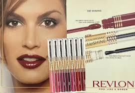 Year 2000: Cindy Crawford for Revlon Colorstay Lipshine.