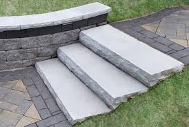 Choose colors that complement your outdoor space, and use stepping stones that are uniform in shape and size. Stepping Stones Stairs Caps Coping Patio Town