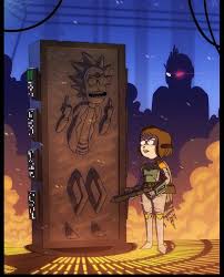 Rick And Morty X Star Wars Rick And Morty Poster Rick And Morty Crossover Rick And Morty Tattoo