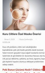 Kuru Ciltlere Ozel Maske Onerisi Laflaf Net Kuru Cilt Maskeler Genetik