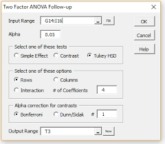 Tukey Hsd Post Two Factor Anova Real Statistics Using Excel
