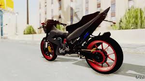 Suzuki satria fu modified is the most desirable motorcycle in great demand among young people especially for fans of the modifier and modification, they agreed average motorcycle sports kind of duck suzuki satria fu modified already have a good design structure. Satria Fu 150 Modif Fu 250 Superbike Fur Gta San Andreas