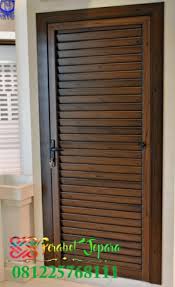Pintu minimalis jati ini memiliki kualitas yang tidak bisa diragukan lagi. Jual Pintu Jalusi Krepyak Kayu Jati Minimalis Pintu Model Krepyak Jualpintu Co Id