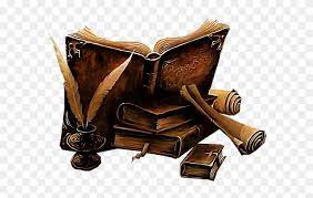 Spellbook Sticker Old Magic Book Art Hd Png Download Magic Book Book Art Spell Book