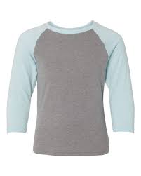 Next Level Youth Cvc Three Quarter Sleeve Raglan T Shirt