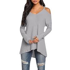 womens casual long sleeve knitted sweater jumper cardigan tops knitwear