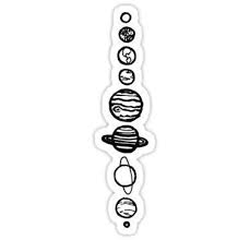 Black And White Aesthetic Stickers Printable White Planets Sticker Planets Snapchat Sticker White Black Stickers Aesthetic Stickers Black And White Stickers